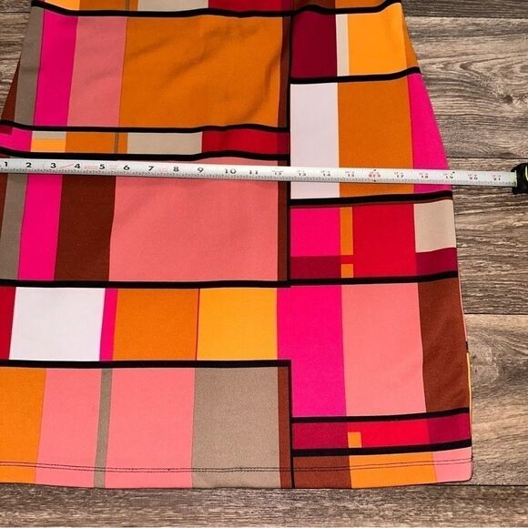 Worthington Stretch Color Block Dress sz S - Picture 8 of 11